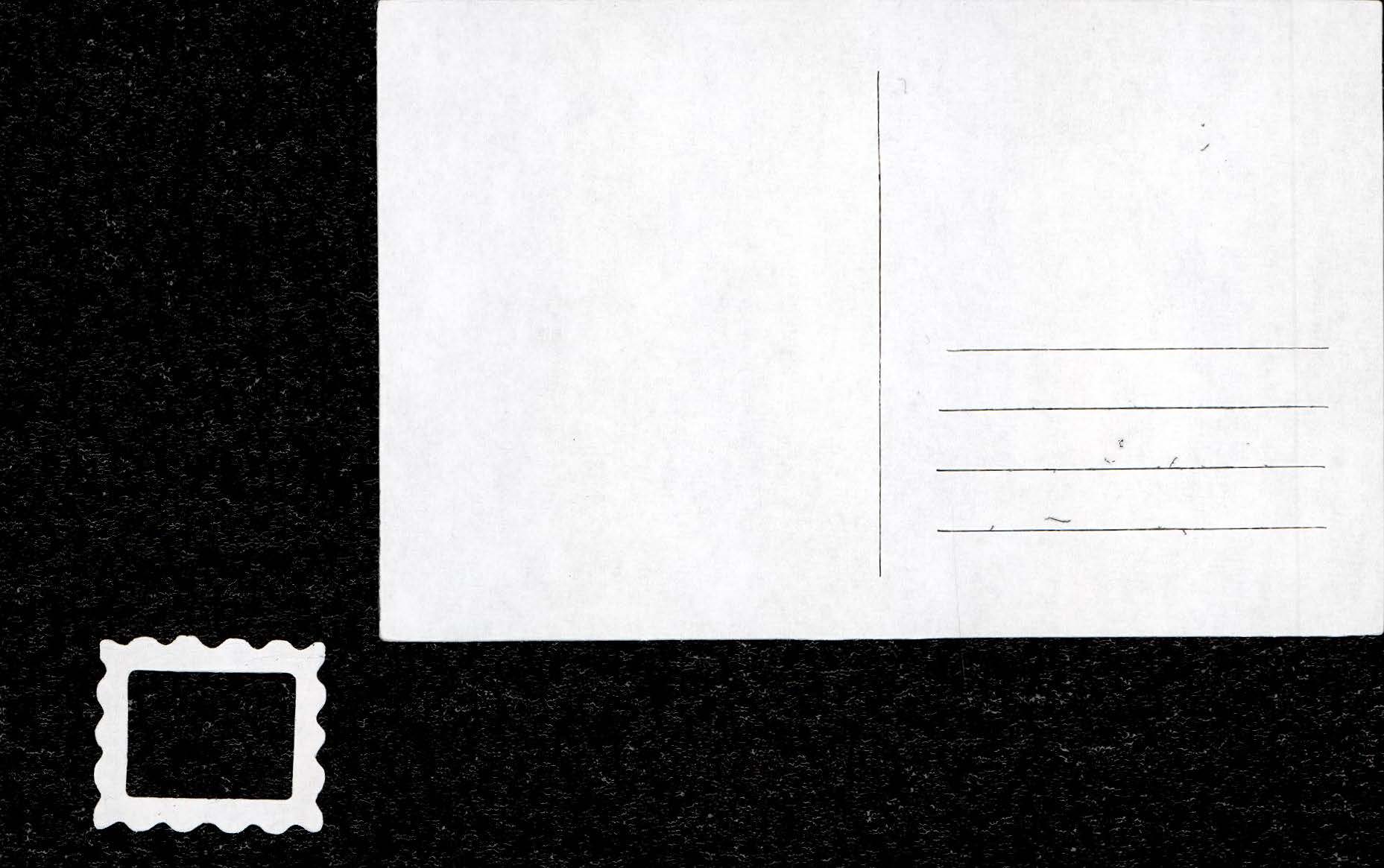 SIZZIX: Post Card and Stamp